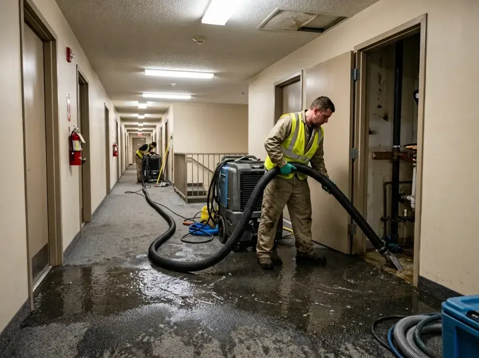 multi-unit-apartment-hallway-f-005 — frequently asked questions, Emergency Burst Pipe Water Extraction & Removal in Haltom C…